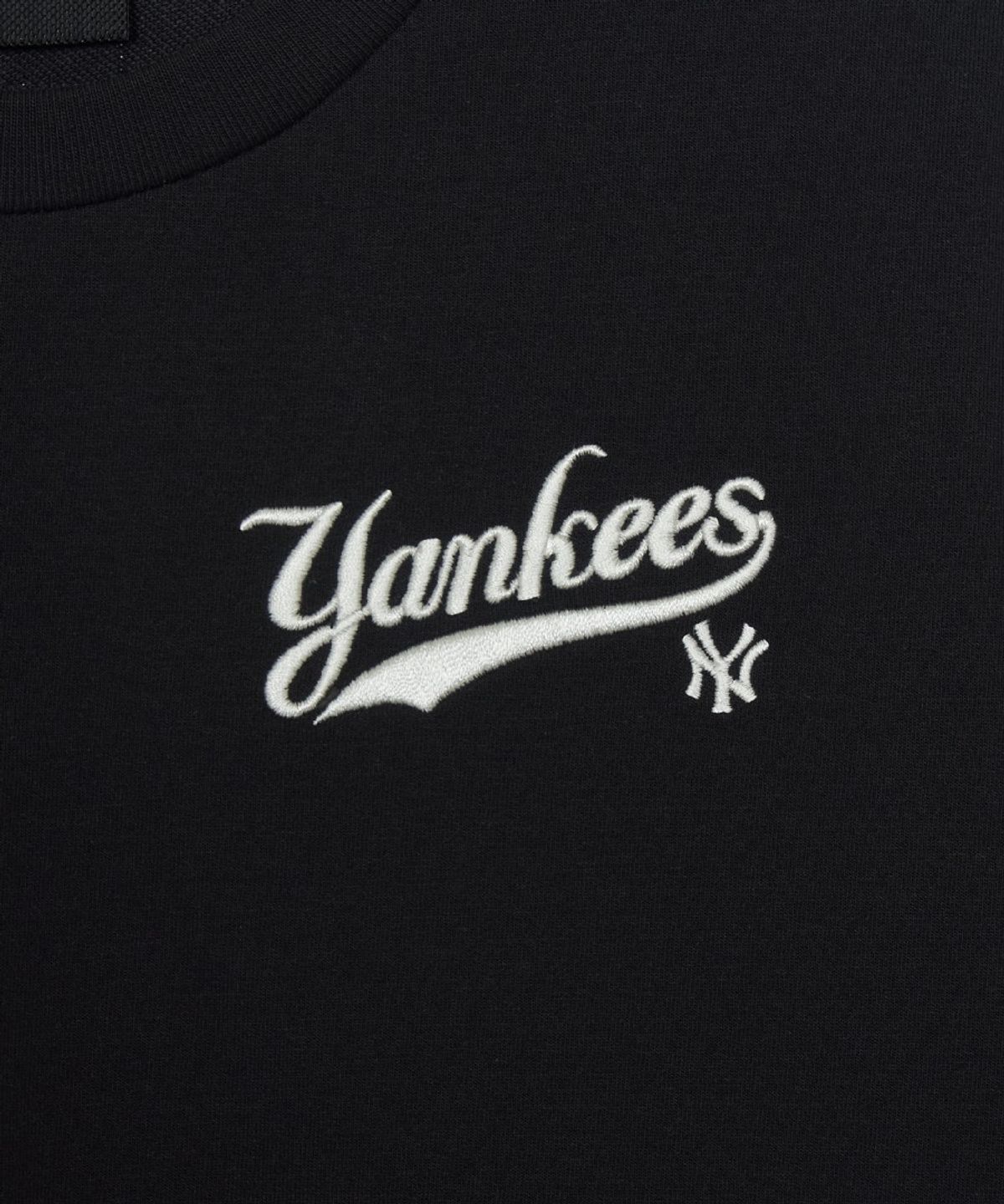 엠엘비 키즈(MLB KIDS) 스포티브 베이직 오버핏 반팔 세트 NY (Black)