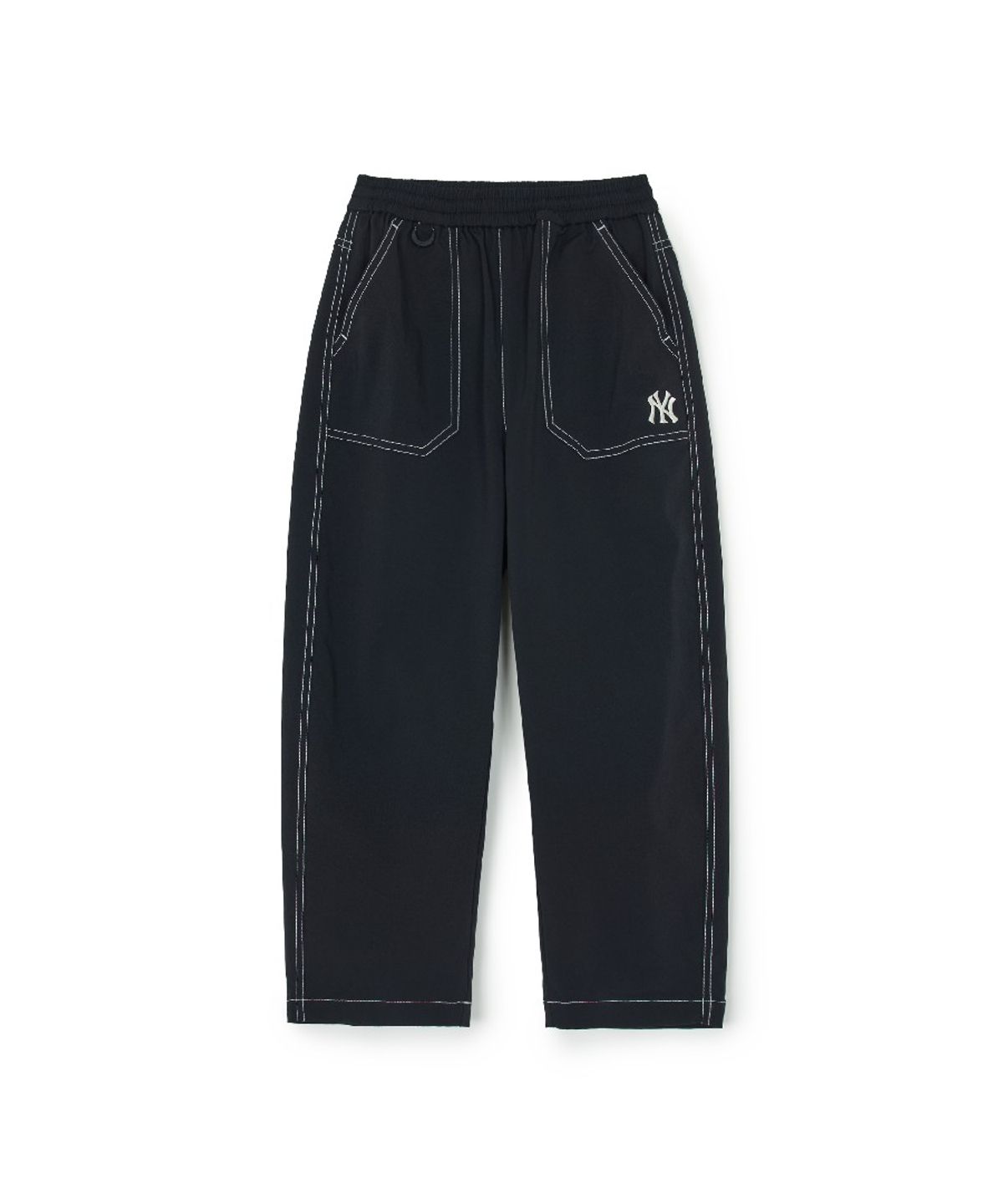 엠엘비 키즈(MLB KIDS) 아웃도어 벌룬 스티치 우븐팬츠 NY (Black)