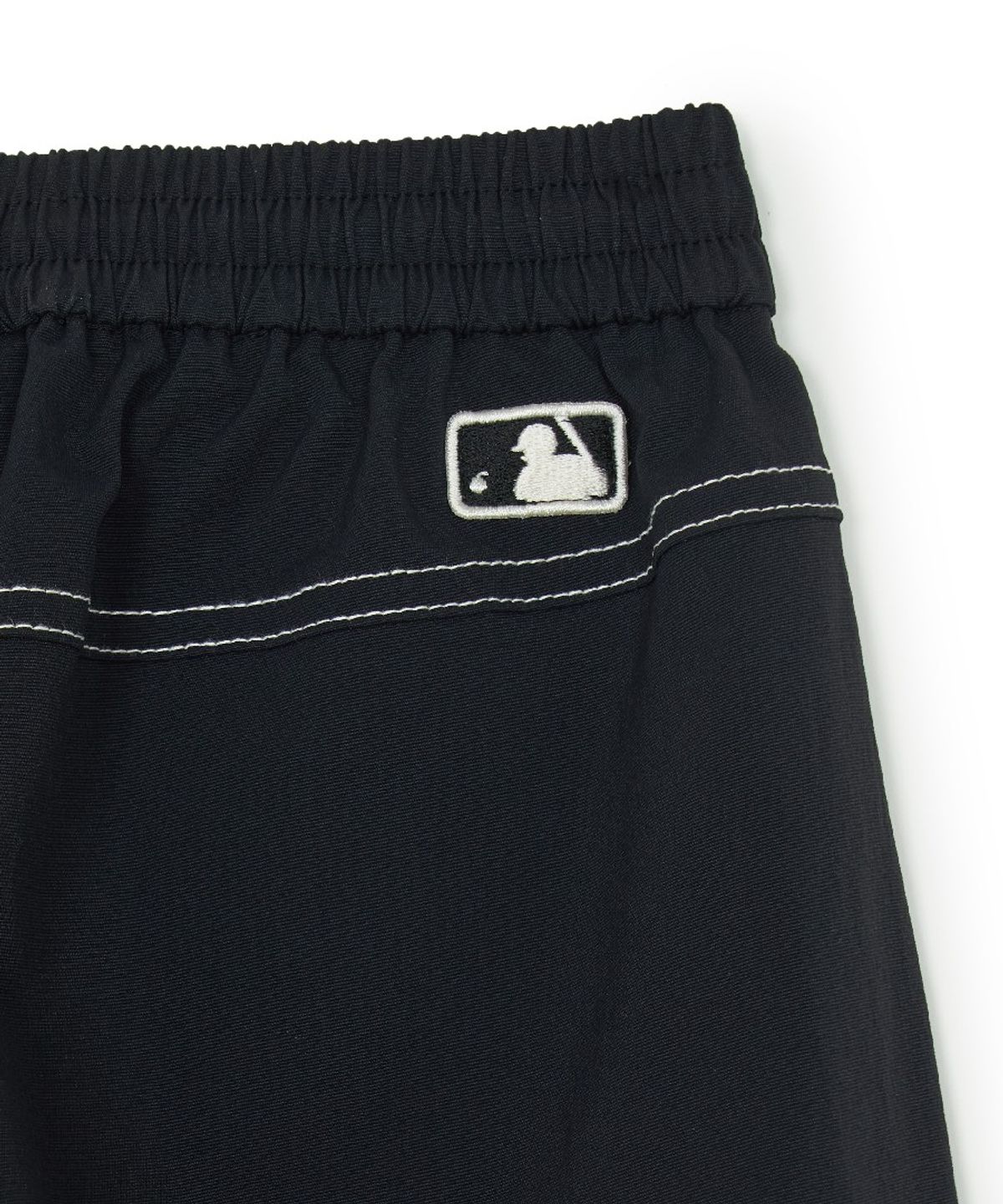 엠엘비 키즈(MLB KIDS) 아웃도어 벌룬 스티치 우븐팬츠 NY (Black)