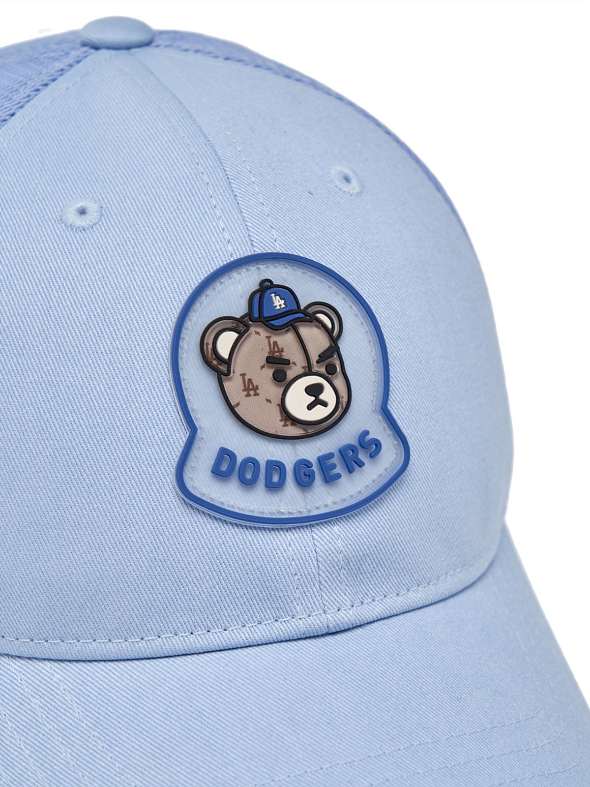 엠엘비 키즈(MLB KIDS) 메가베어 와펜 메쉬캡 LA (Sky blue)