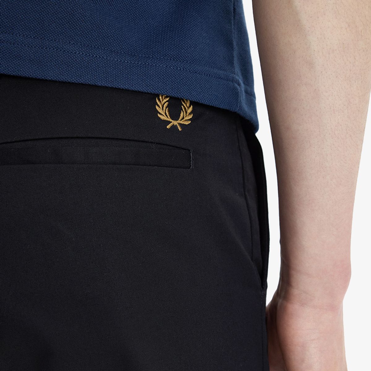 프레드페리(FRED PERRY) [Sharp] 슬림핏 트윌 트라우저 - 블랙 AFPM261T301-102