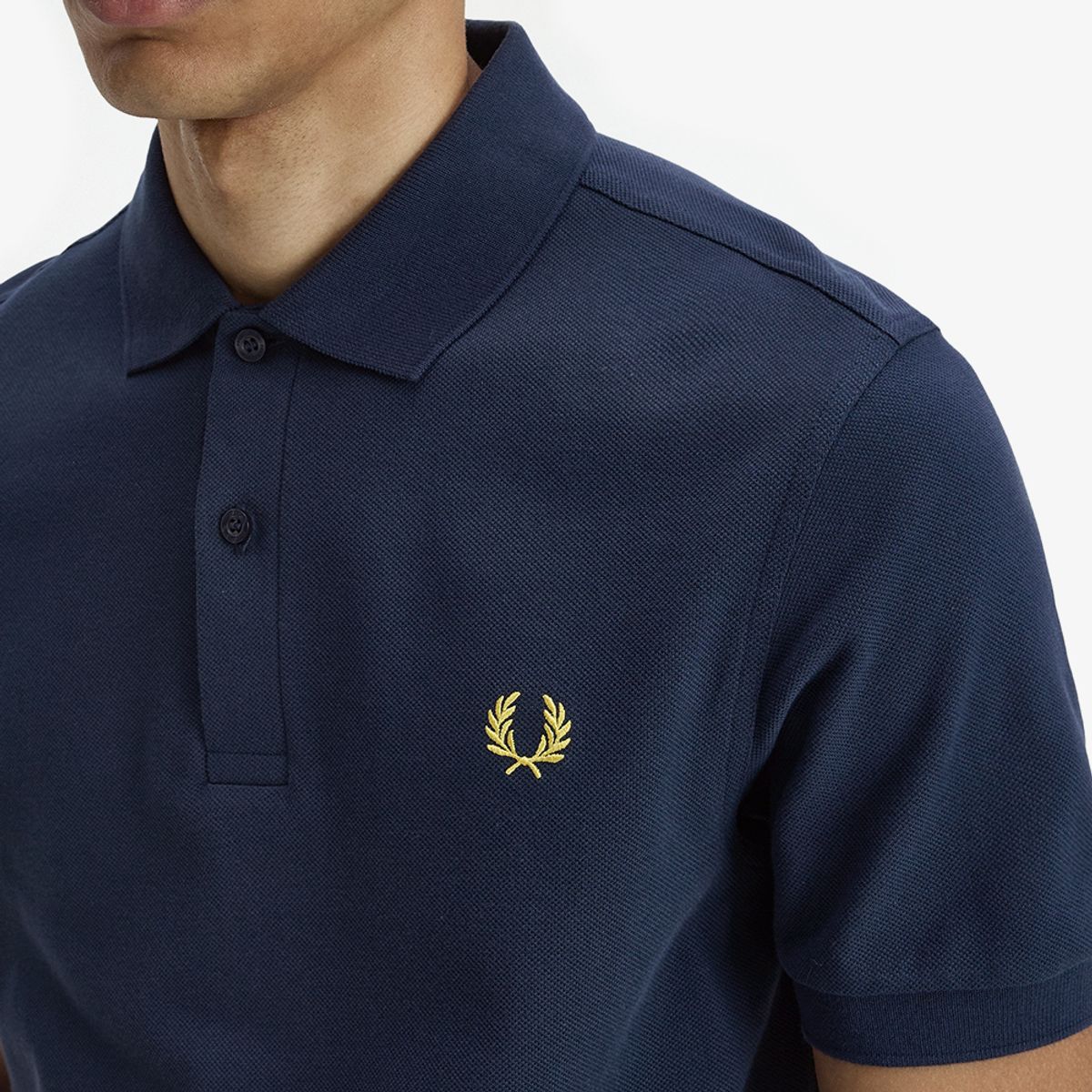 프레드페리(FRED PERRY) [M6000] 플레인 프레드페리 셔츠 - 테니스블루/레몬발리 AFPM2616000-02B