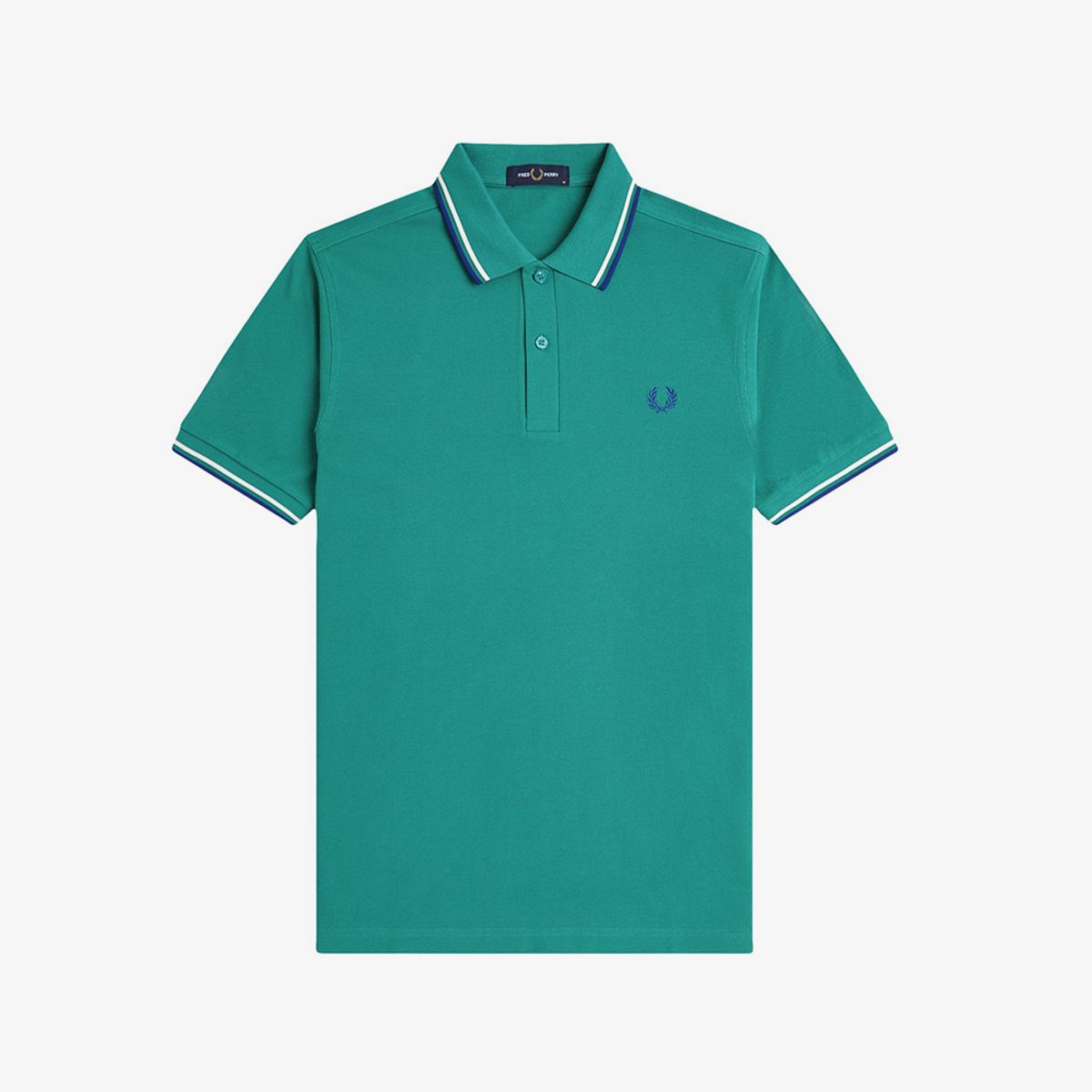 프레드페리(FRED PERRY) [M3600] 트윈 팁 프레드페리 셔츠 - 딥민트/스노우화이트/소호이클립스 AFPM2613600-03B
