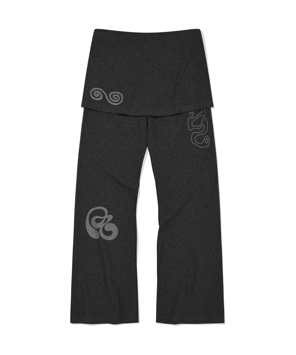 리트리버클럽(RETRIEVER CLUB) LAYERED LONG PANTS [CHARCOAL GRAY]