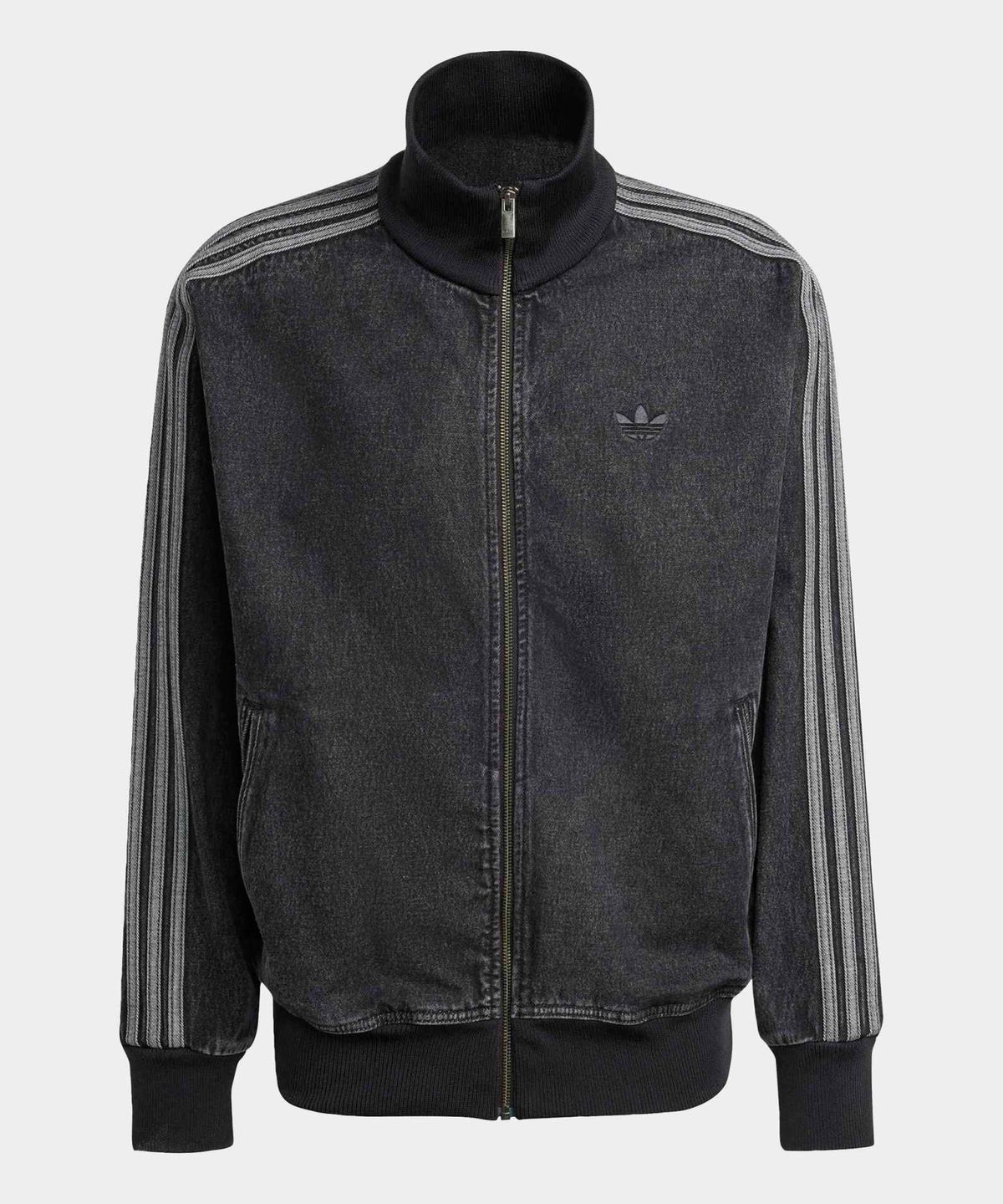 아디다스(ADIDAS) 데님 파이어버드 트랙탑 - 블랙 / KD1516