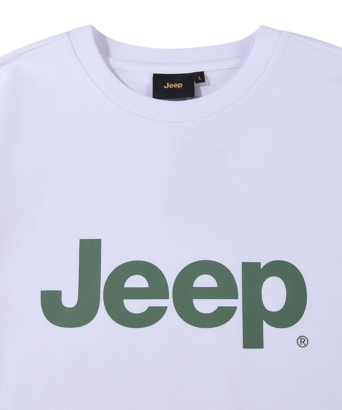 지프(JEEP) 헤비 코튼 빅로고 반팔 티셔츠 (JR5TSU191WH)