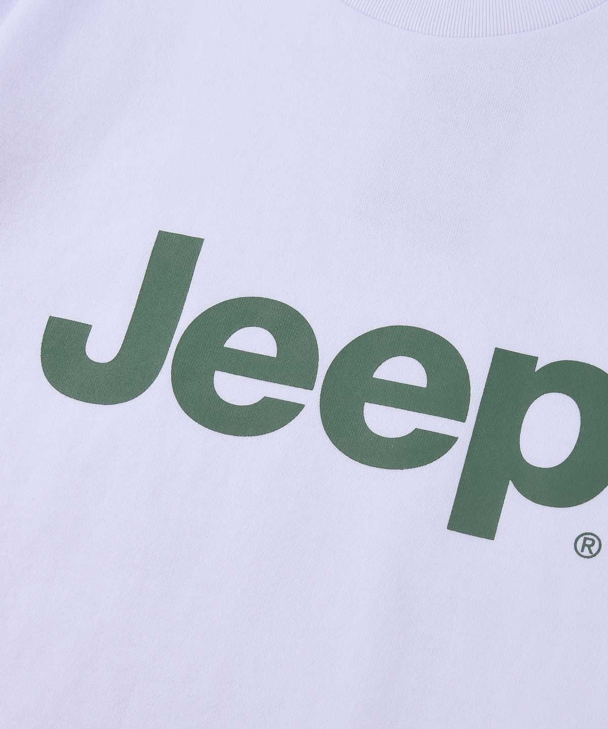 지프(JEEP) 헤비 코튼 빅로고 반팔 티셔츠 (JR5TSU191WH)
