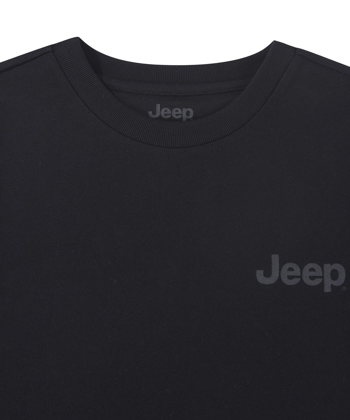 지프(JEEP) 헤비 코튼 스몰로고 반팔 티셔츠 (JR5TSU192BK)