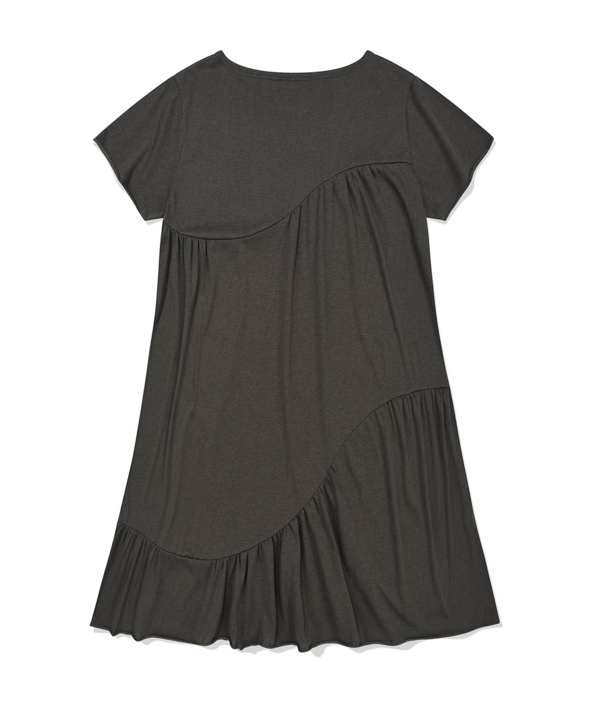 리트리버클럽(RETRIEVER CLUB) PLEATED DRESS [CHARCOAL GRAY]