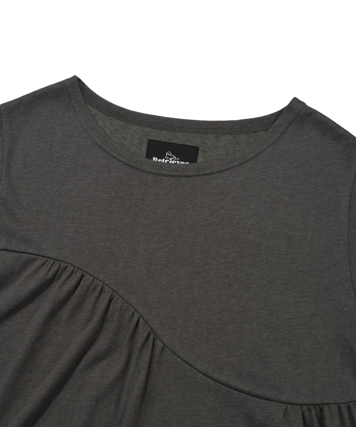 리트리버클럽(RETRIEVER CLUB) PLEATED DRESS [CHARCOAL GRAY]