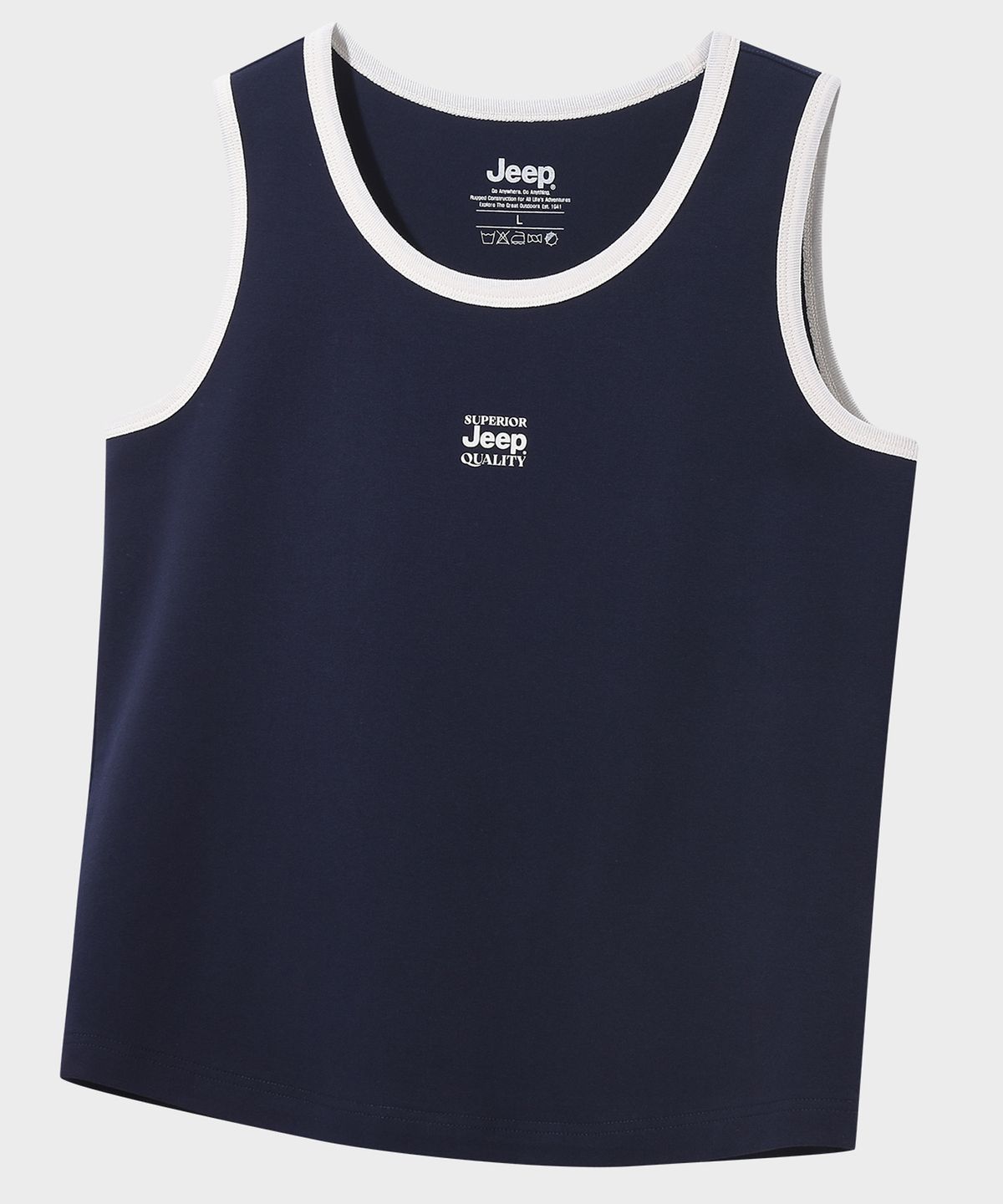 지프(JEEP) WOMEN WAVY 링거 민소매 티셔츠 (JR5TSF052NA)