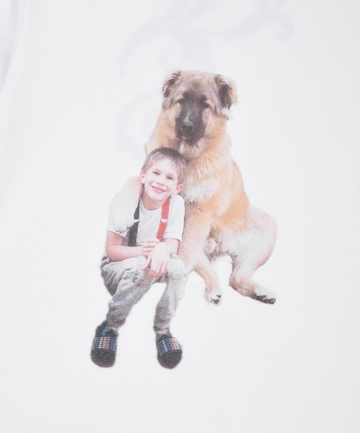 리트리버클럽(RETRIEVER CLUB) LOVE PUPPY CROP TEE [WHITE]