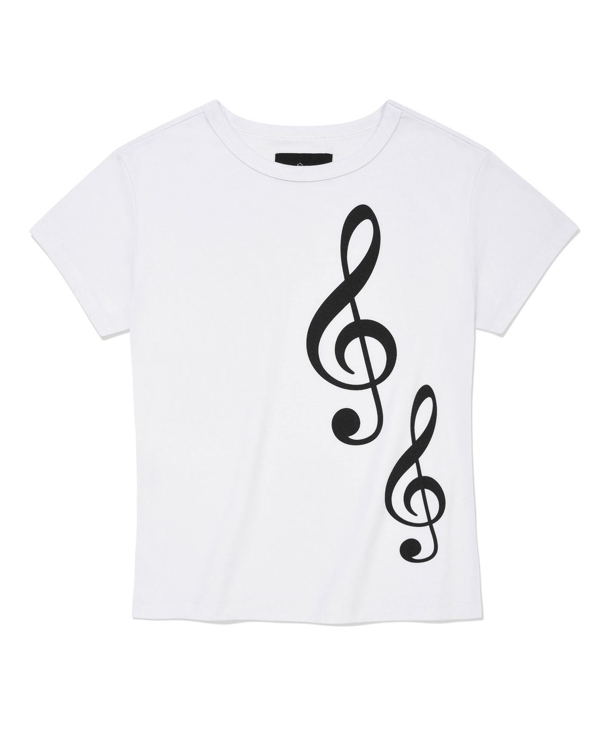 리트리버클럽(RETRIEVER CLUB) MUSIC CROP TEE [WHITE]