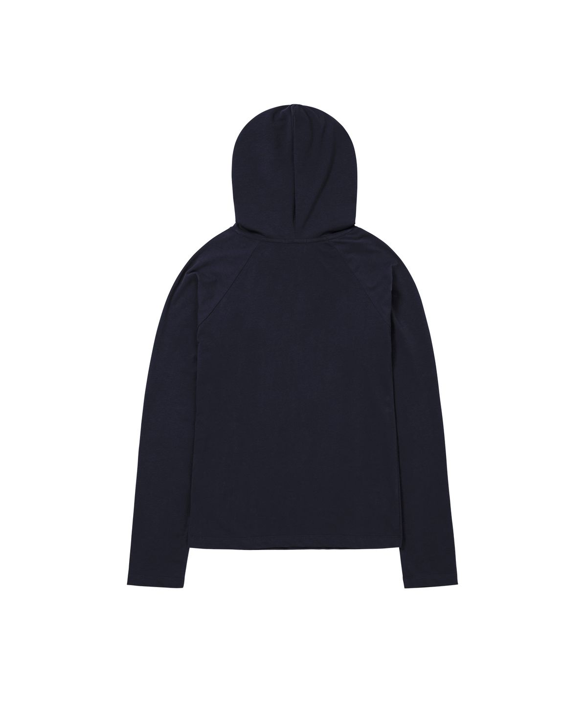 웰빙익스프레스(WELLBEING EXPRESS) Diagonal Button Hoodie Navy