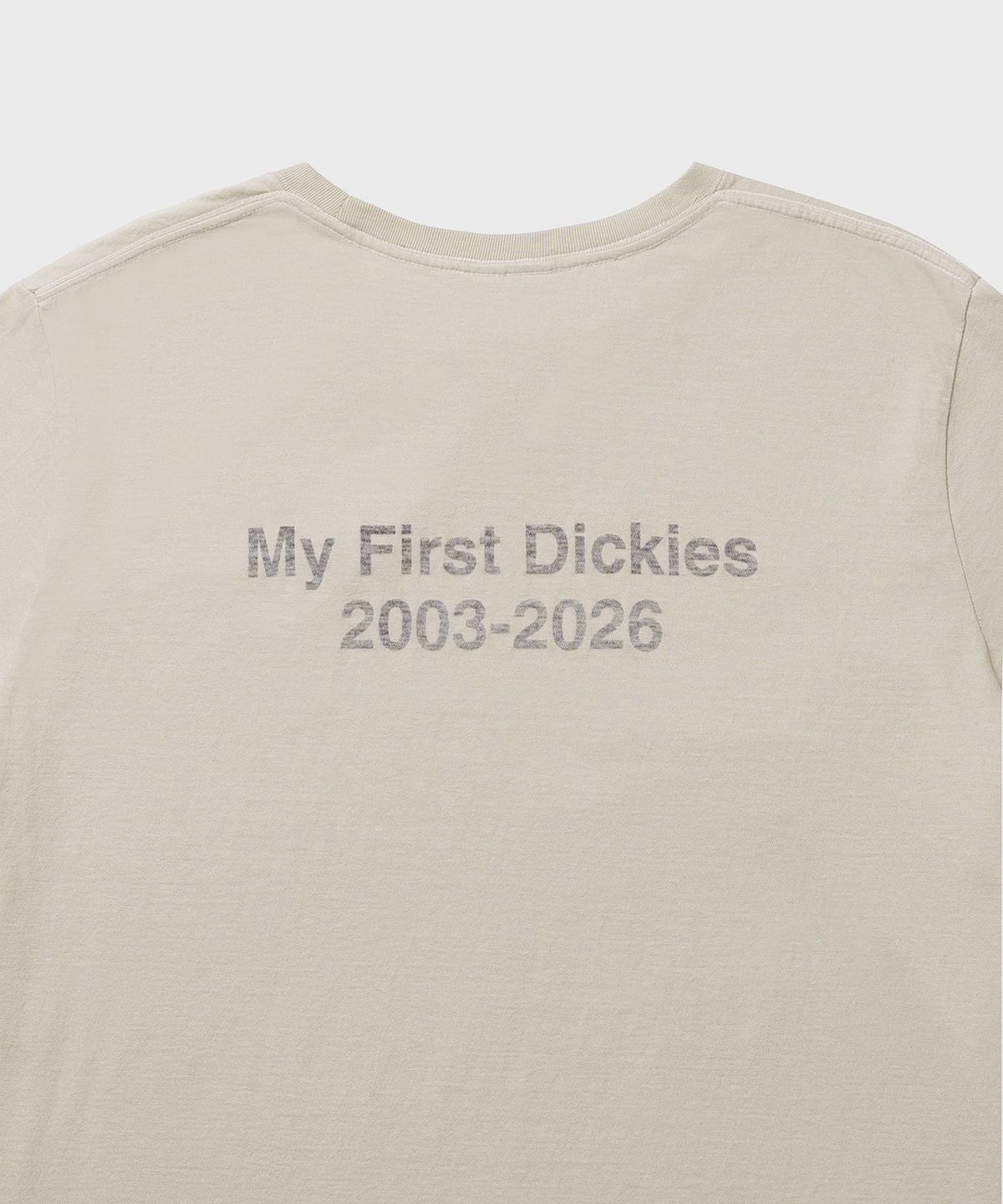 디키즈(DICKIES) 디키즈 X 장석종 크롭 티셔츠 Oatmeal