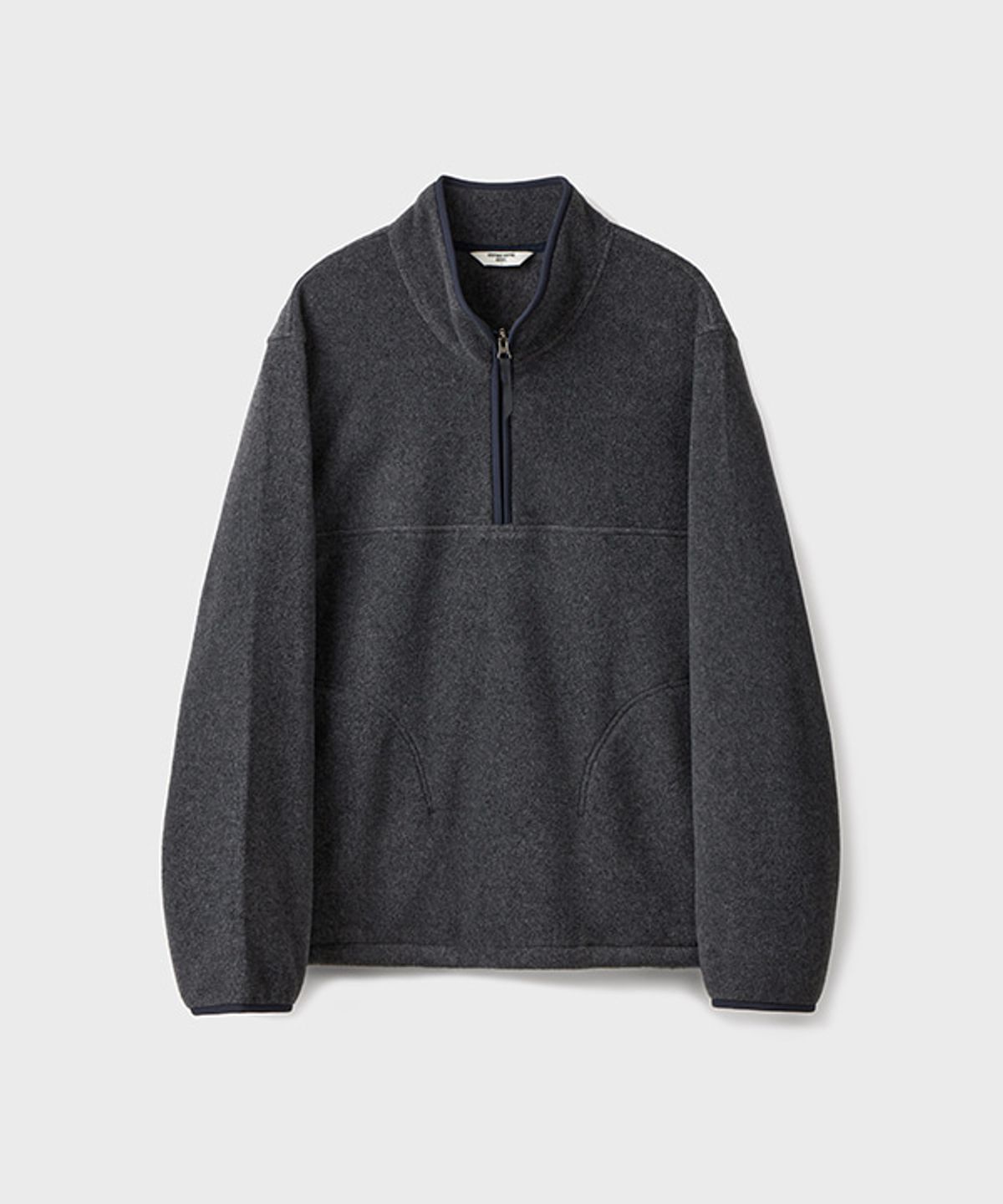 유니온블루(UNION BLUE) ANGLER FLEECE HALF-ZIP [CHARCOAL]
