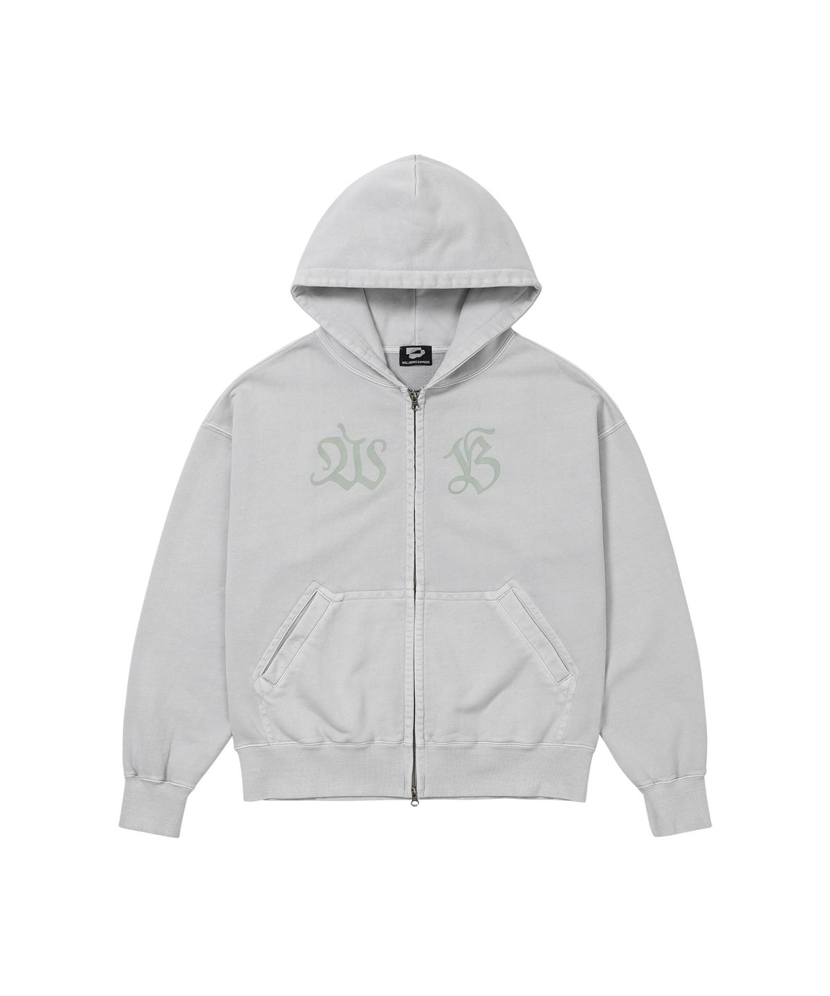 웰빙익스프레스(WELLBEING EXPRESS) HOWtoWB Zipup Hoodie Grey