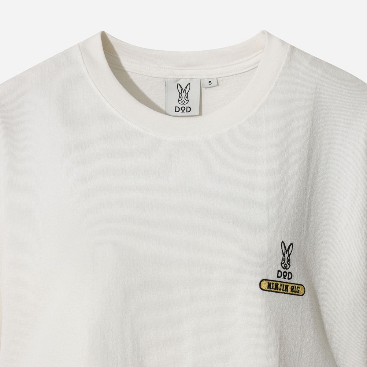 디오디(DOD) 사카나 스티치 반팔 티셔츠 (OFF WHITE 2)