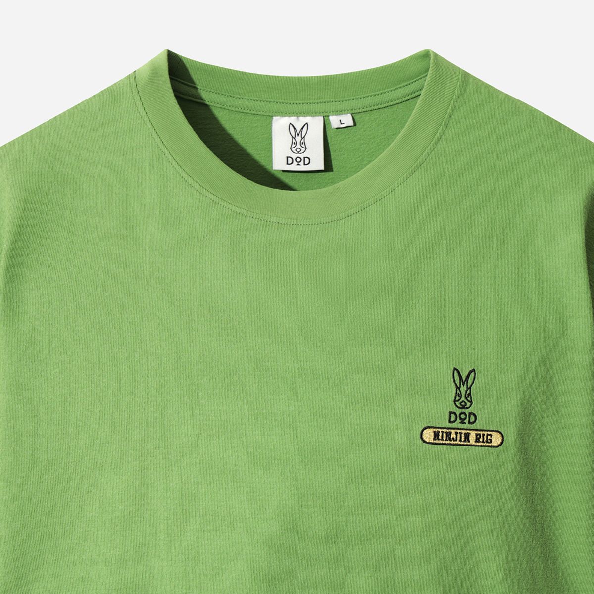 디오디(DOD) 사카나 스티치 반팔 티셔츠 (GREEN)
