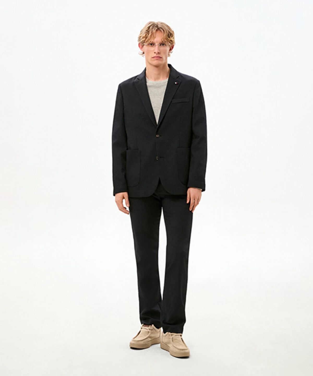 타미힐피거(TOMMY HILFIGER) 텍스처드 싱글 블레이저 (T12G0WJB790ML1DW5)
