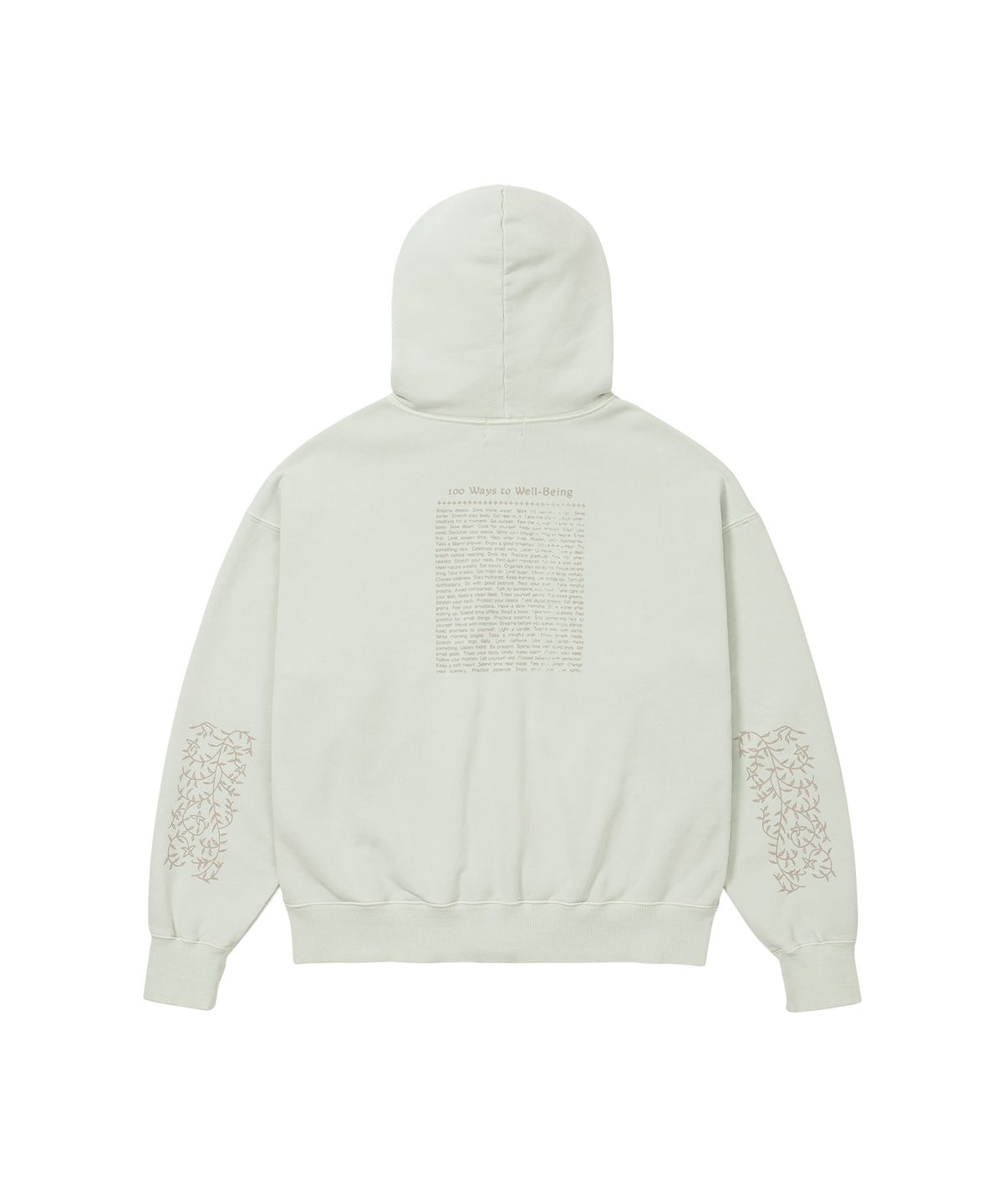 웰빙익스프레스(WELLBEING EXPRESS) HOWtoWB Zipup Hoodie Mint