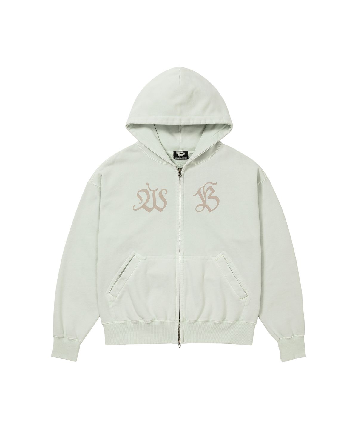 웰빙익스프레스(WELLBEING EXPRESS) HOWtoWB Zipup Hoodie Mint
