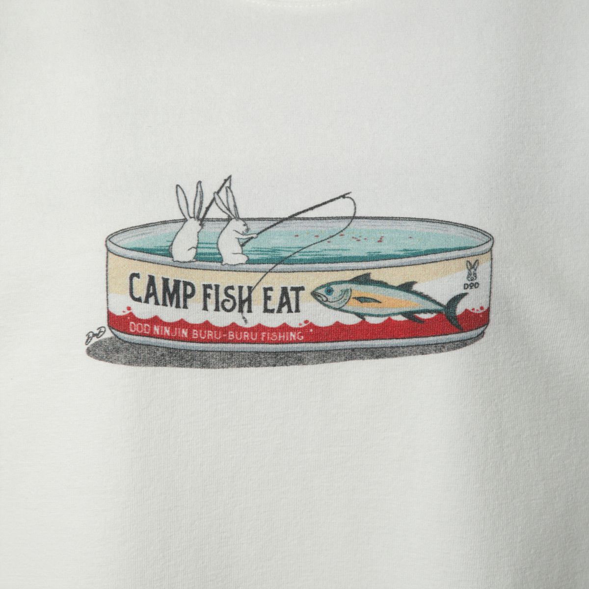디오디(DOD) 여성) 사카나 레터링 반팔 티셔츠 (OFF WHITE 2)