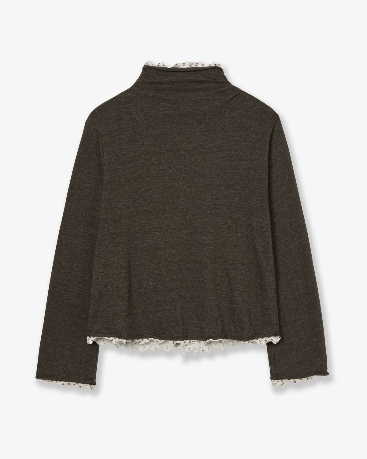 에이이에이이(AEAE) LAYERED CARDIGAN [KHAKI]