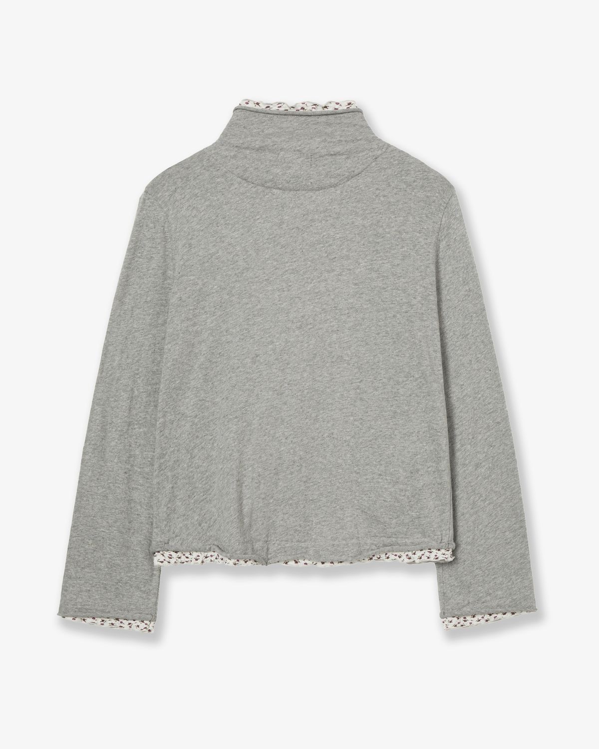에이이에이이(AEAE) LAYERED CARDIGAN [MELANGE GREY]