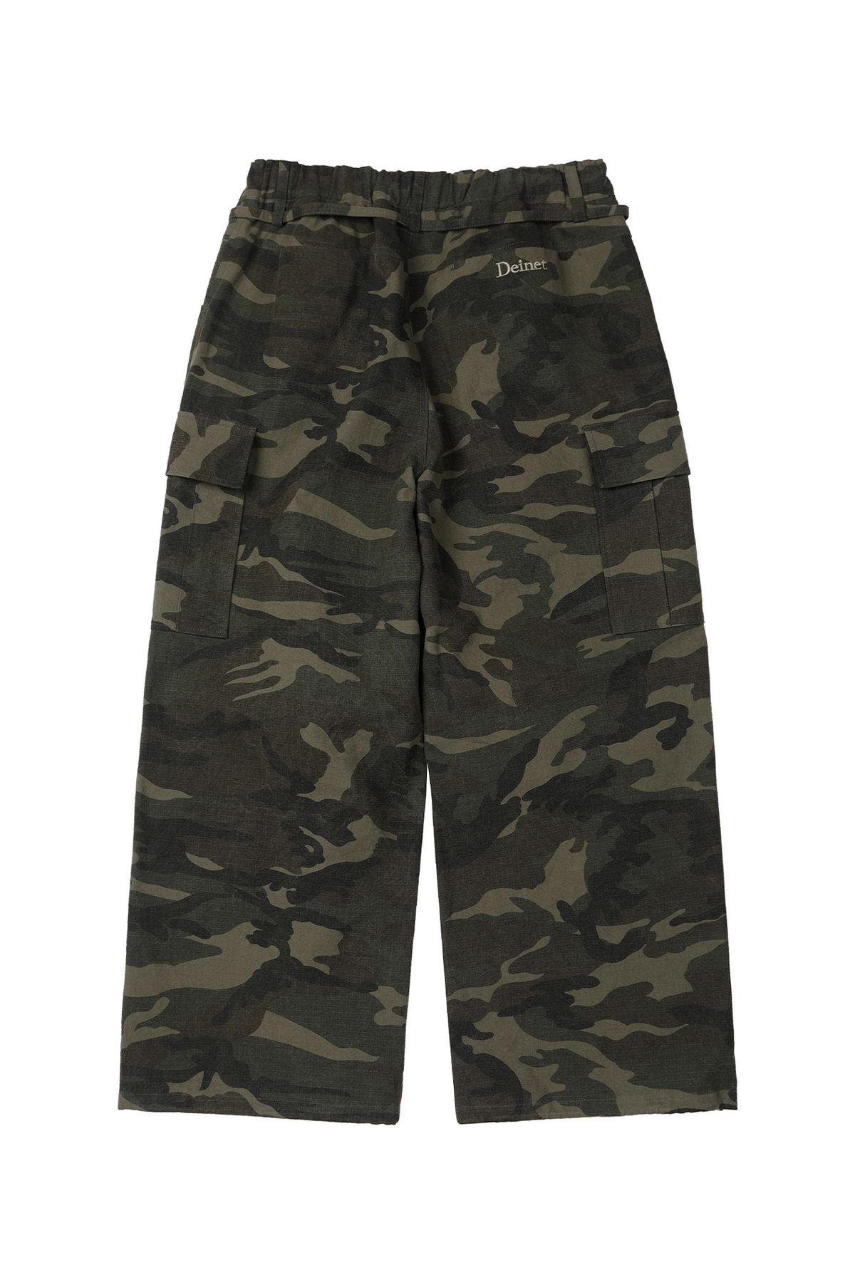 다이닛(DEINET) STUD CAMO PANTS IN KHAKI