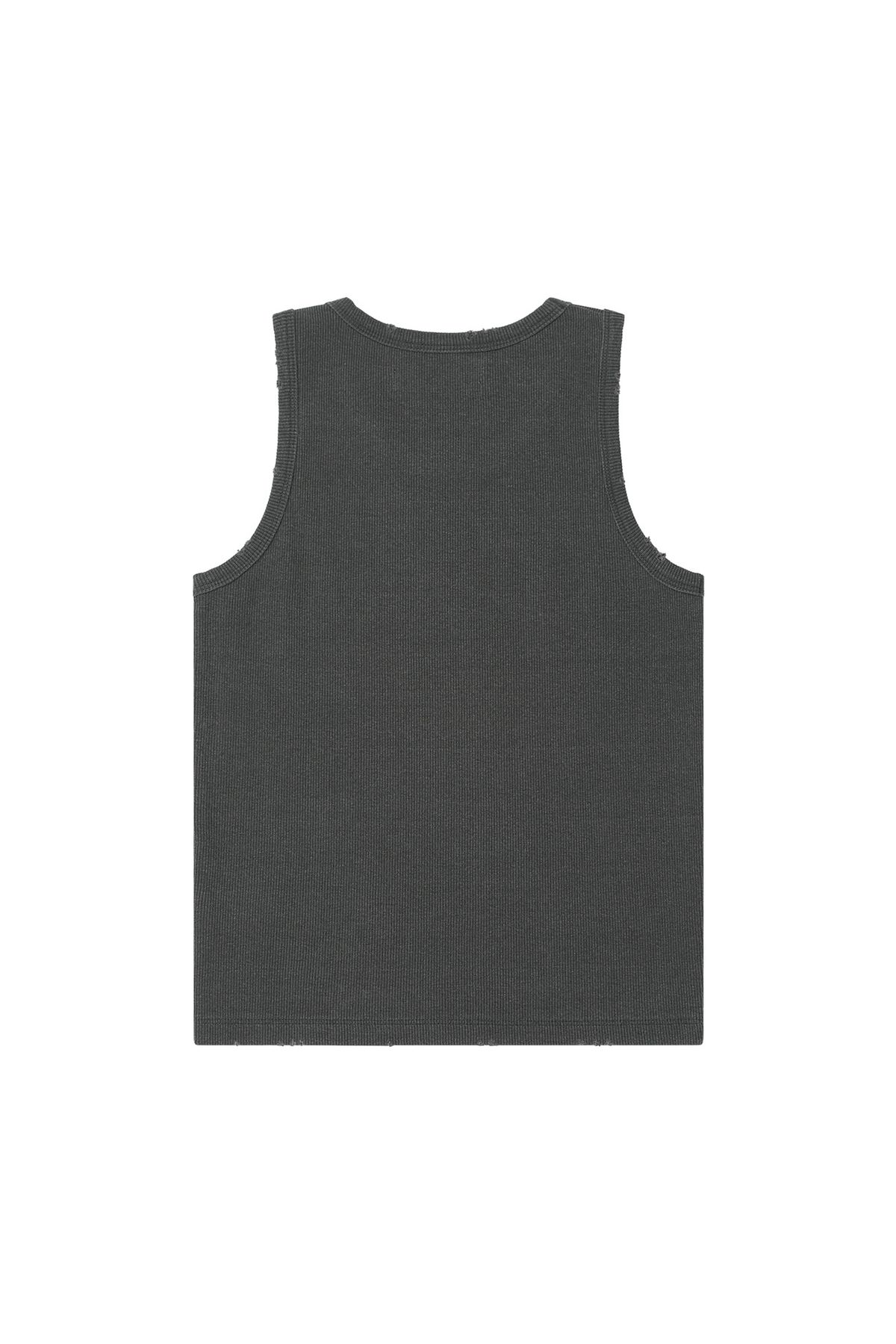다이닛(DEINET) GRAPHIC SLEEVELESS IN CHARCOAL