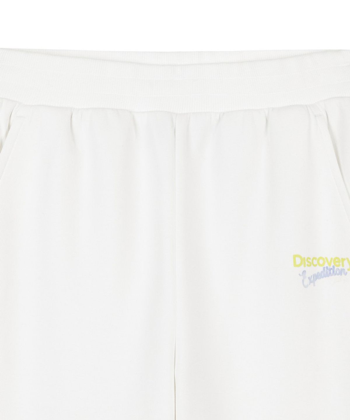 디스커버리 키즈(DISCOVERY KIDS) 여아 로고그래픽 져지팬츠 (CREAM)