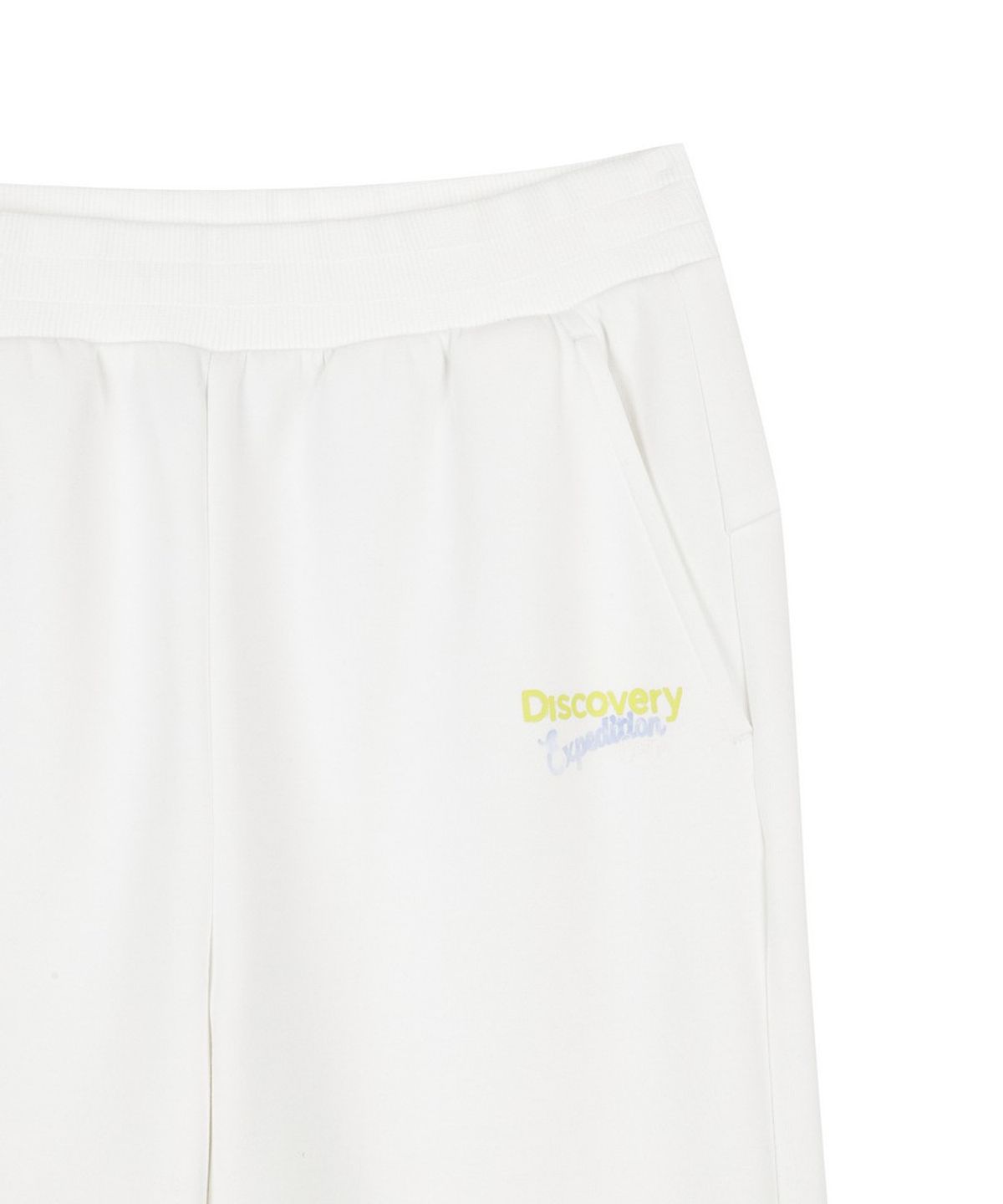디스커버리 키즈(DISCOVERY KIDS) 여아 로고그래픽 져지팬츠 (CREAM)
