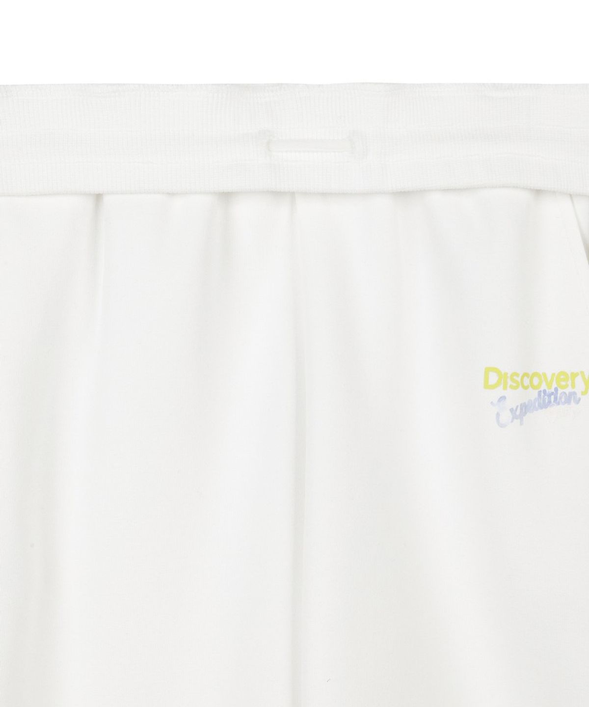 디스커버리 키즈(DISCOVERY KIDS) 여아 로고그래픽 져지팬츠 (CREAM)