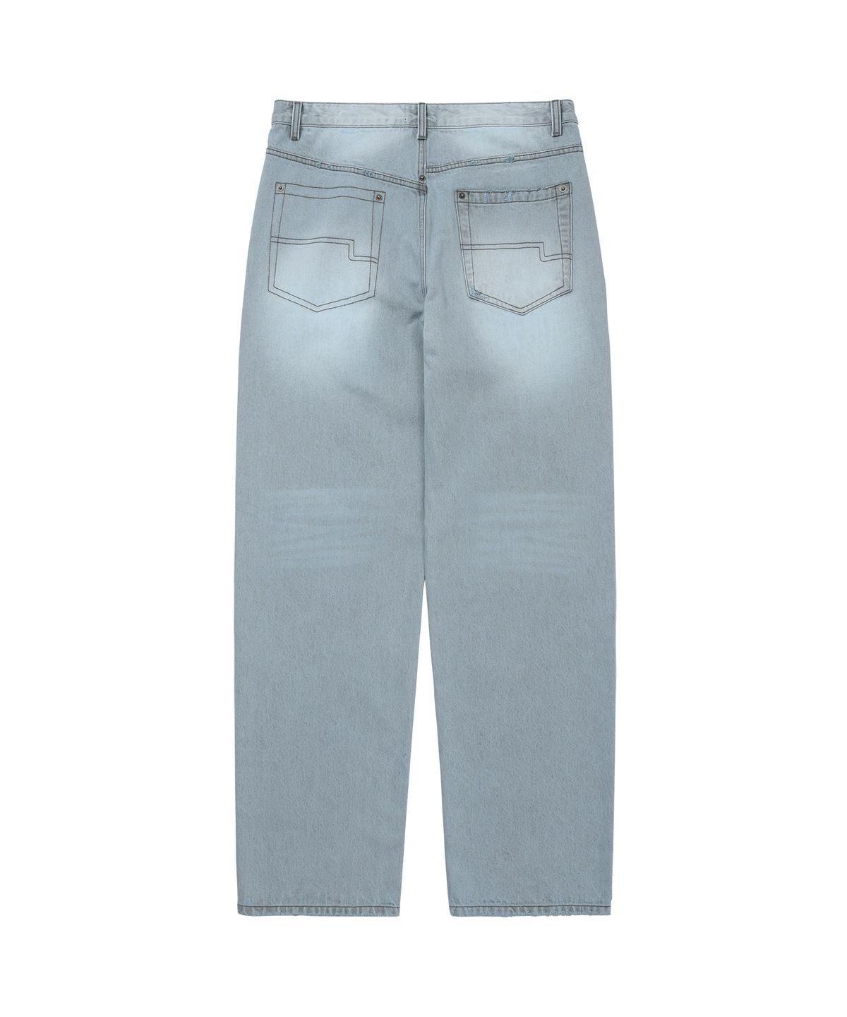 웰빙익스프레스(WELLBEING EXPRESS) Fake Pocket Denim Grey