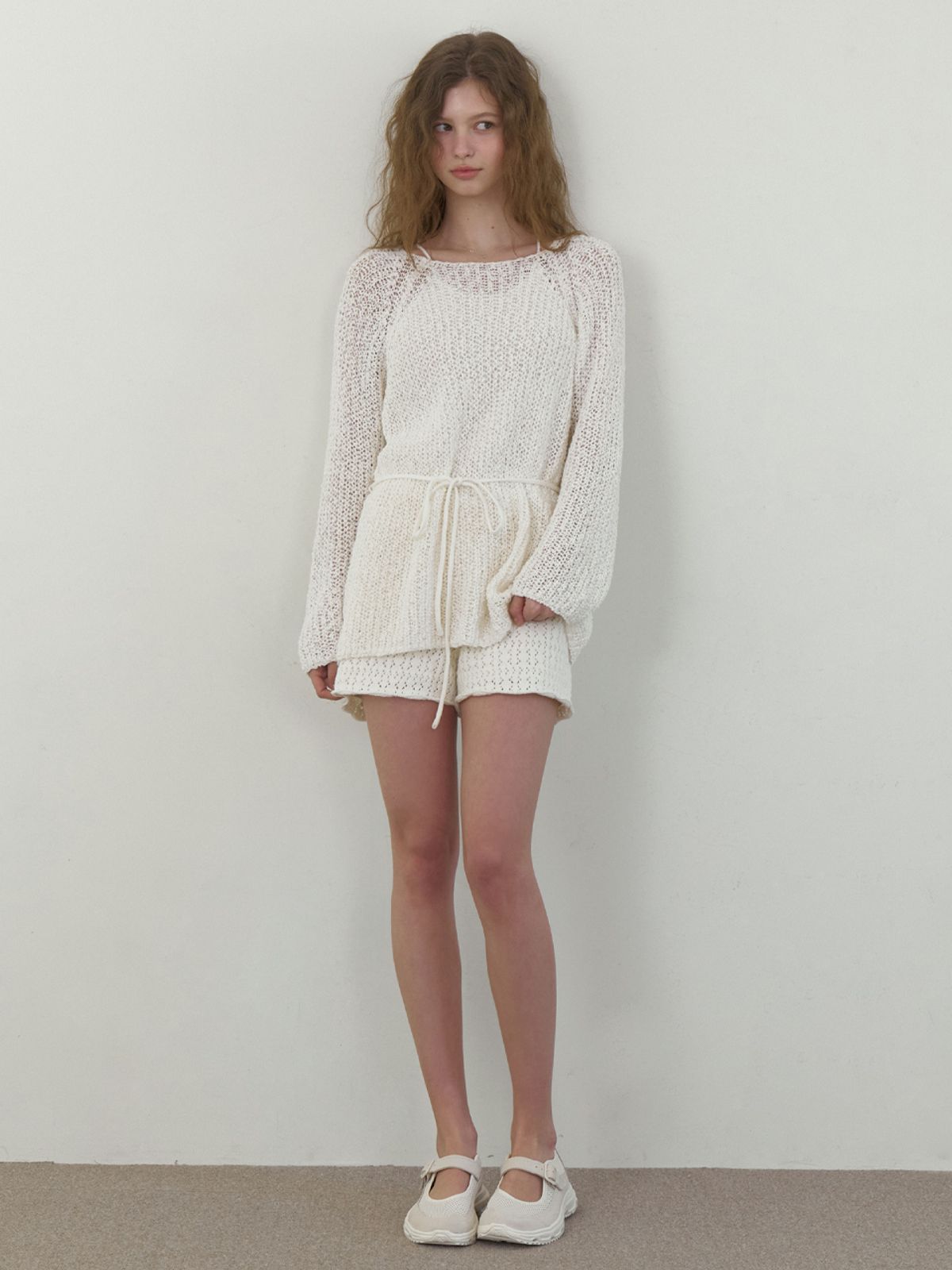 리엘(RE L) Mendls cotton knit (ivory)