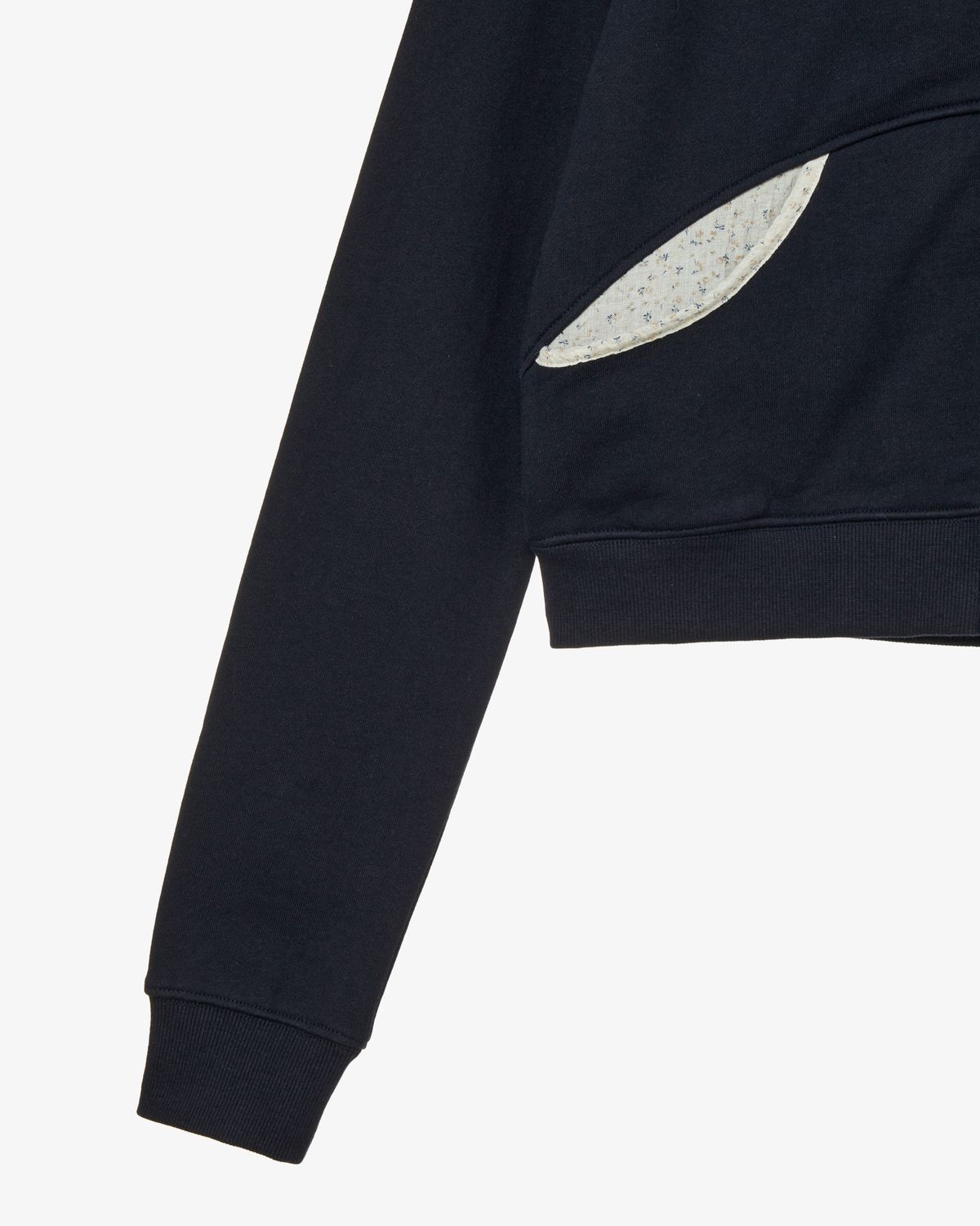 에이이에이이(AEAE) ROUND POCKET HOODIE ZIP UP [NAVY]