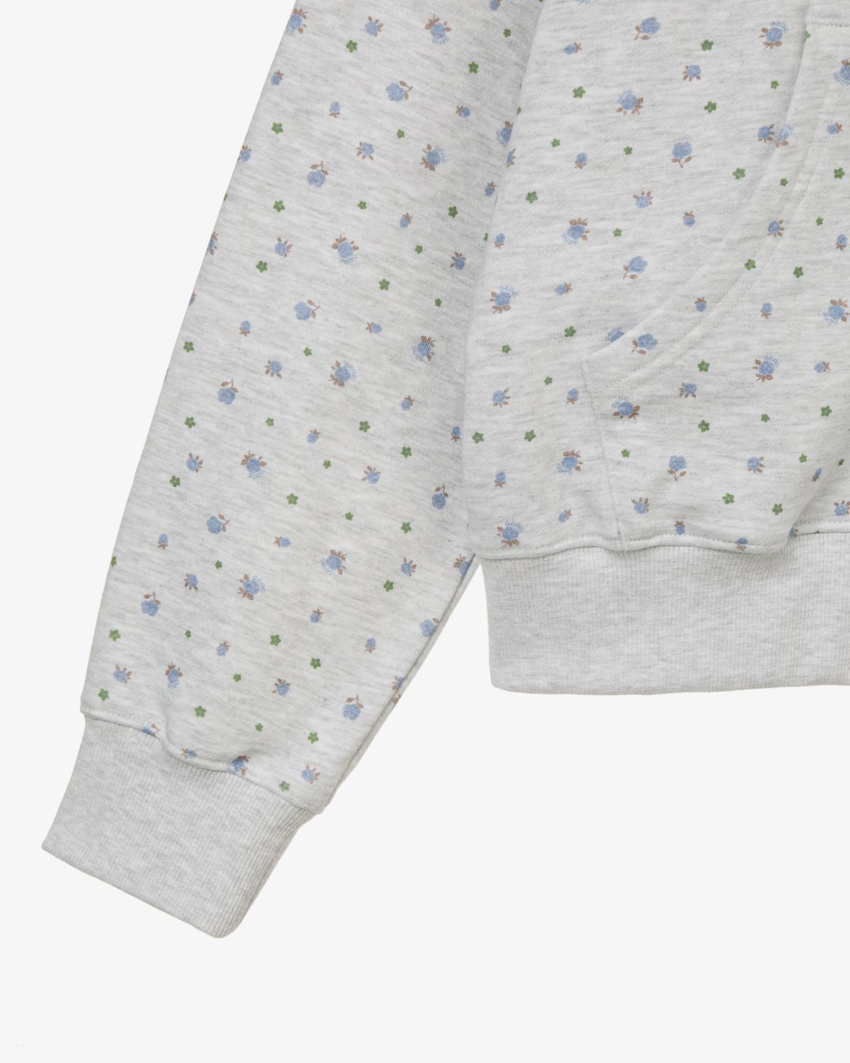 에이이에이이(AEAE) WEB LOGO FLOWER HOOD ZIP UP [BLUE]