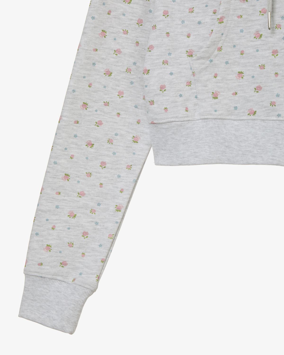 에이이에이이(AEAE) WEB LOGO FLOWER CROP HOOD ZIP UP [PINK]