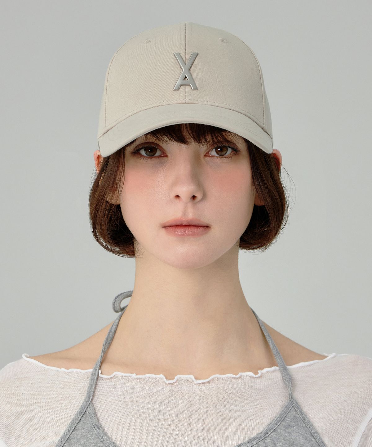 바잘(VARZAR) VA 빅스터드 볼캡 베이지