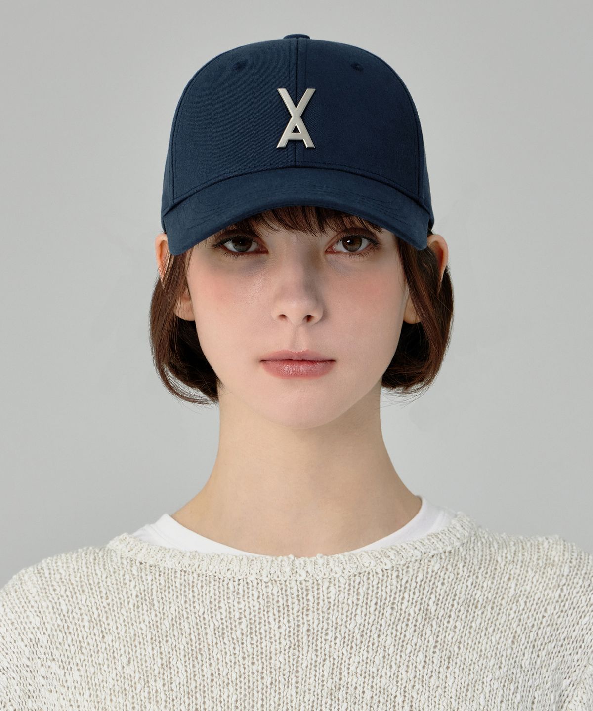 바잘(VARZAR) VA 빅스터드 볼캡 네이비