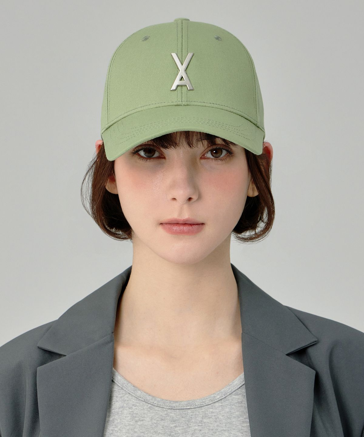 바잘(VARZAR) VA 빅스터드 볼캡 올리브