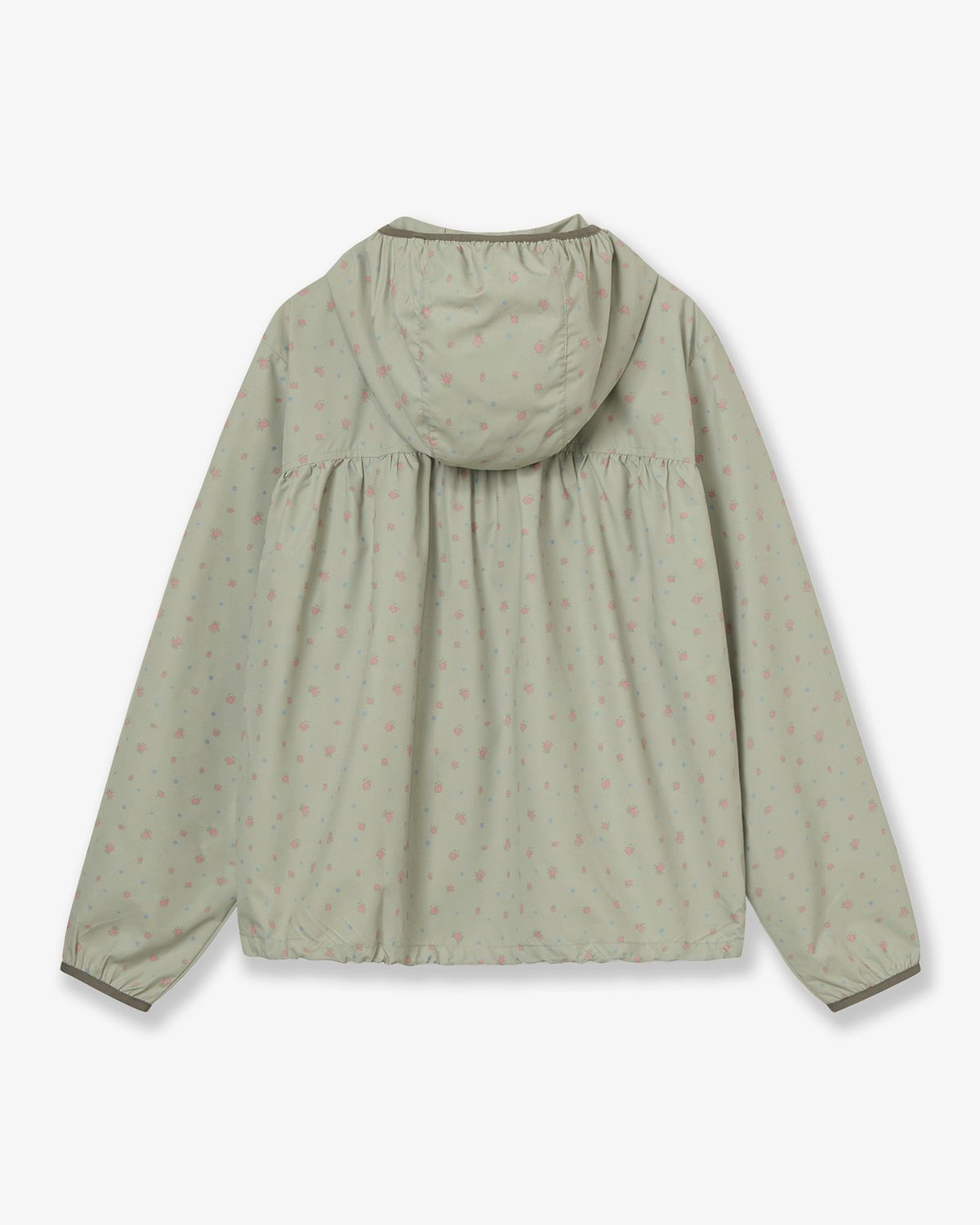 에이이에이이(AEAE) FLOWER WINDBREAKER JACKET [KHAKI]
