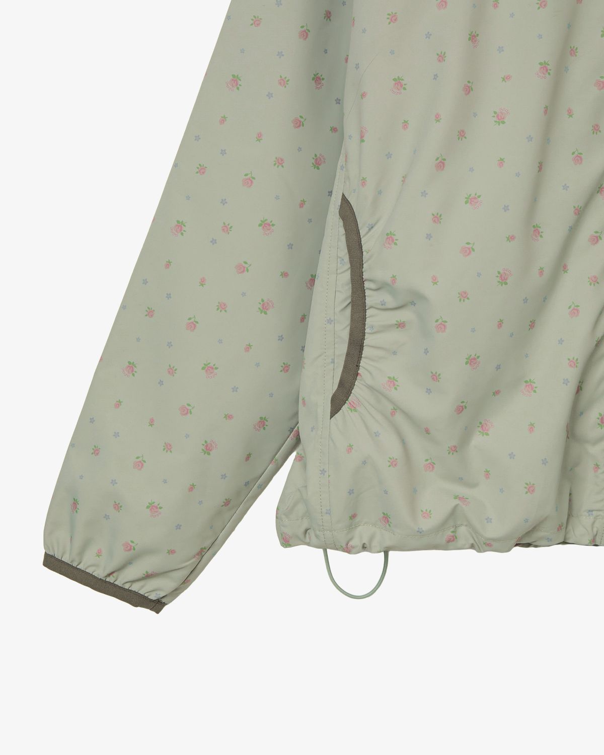 에이이에이이(AEAE) FLOWER WINDBREAKER JACKET [KHAKI]
