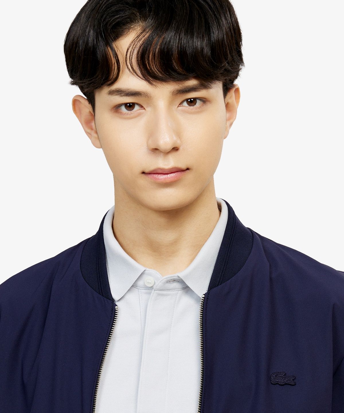 라코스테(LACOSTE) 남성 스타디움넥 블루종 BH448E-56G 166