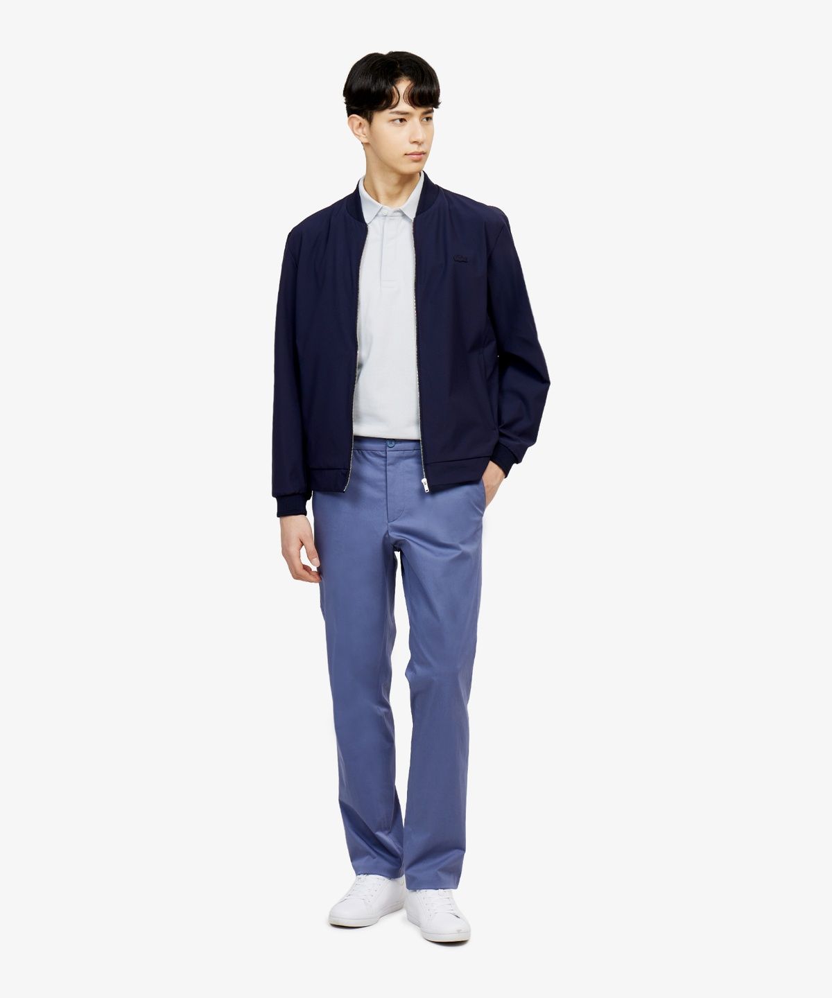 라코스테(LACOSTE) 남성 스타디움넥 블루종 BH448E-56G 166