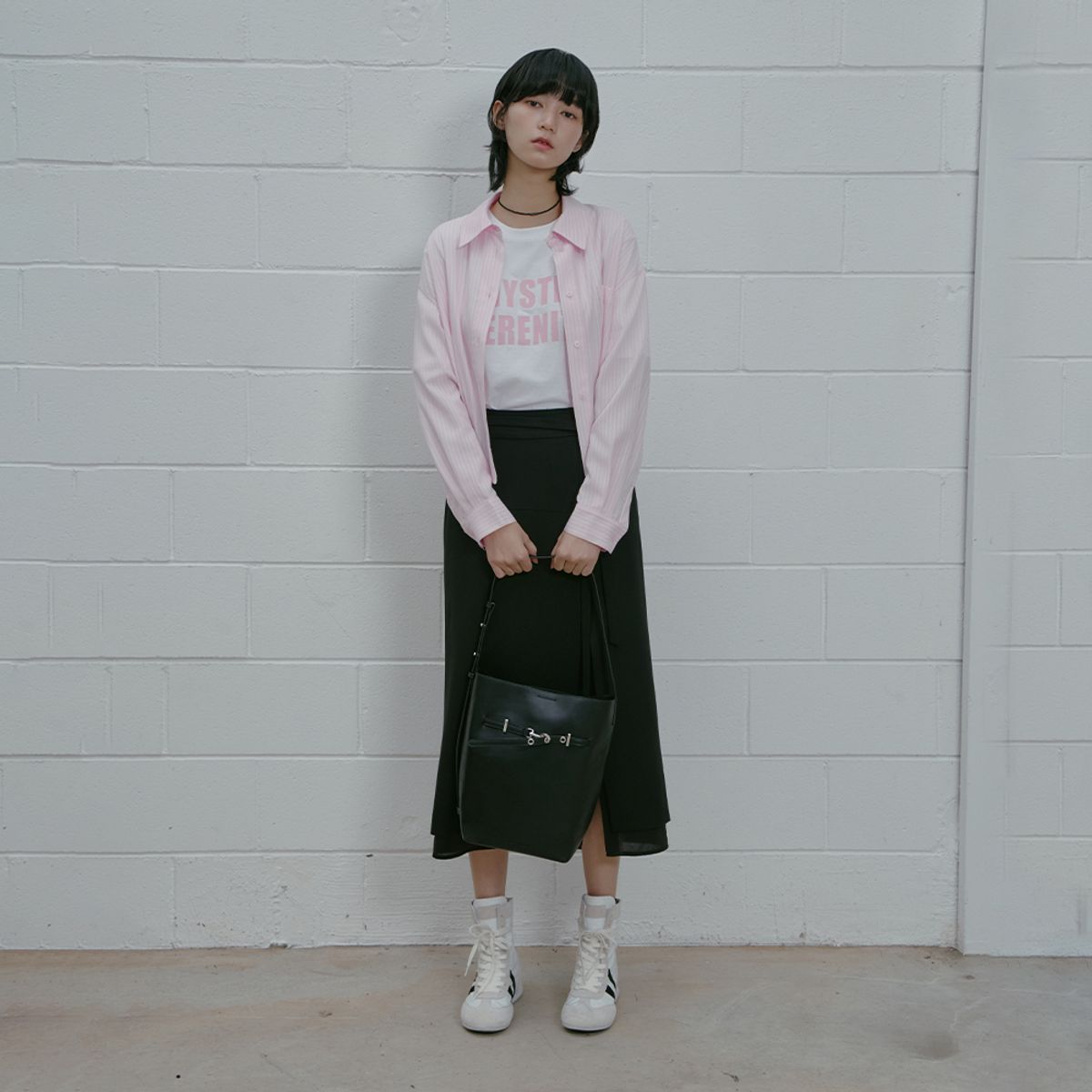 랩(LAP) BELTED SILHOUETTE BAG AS7AB225