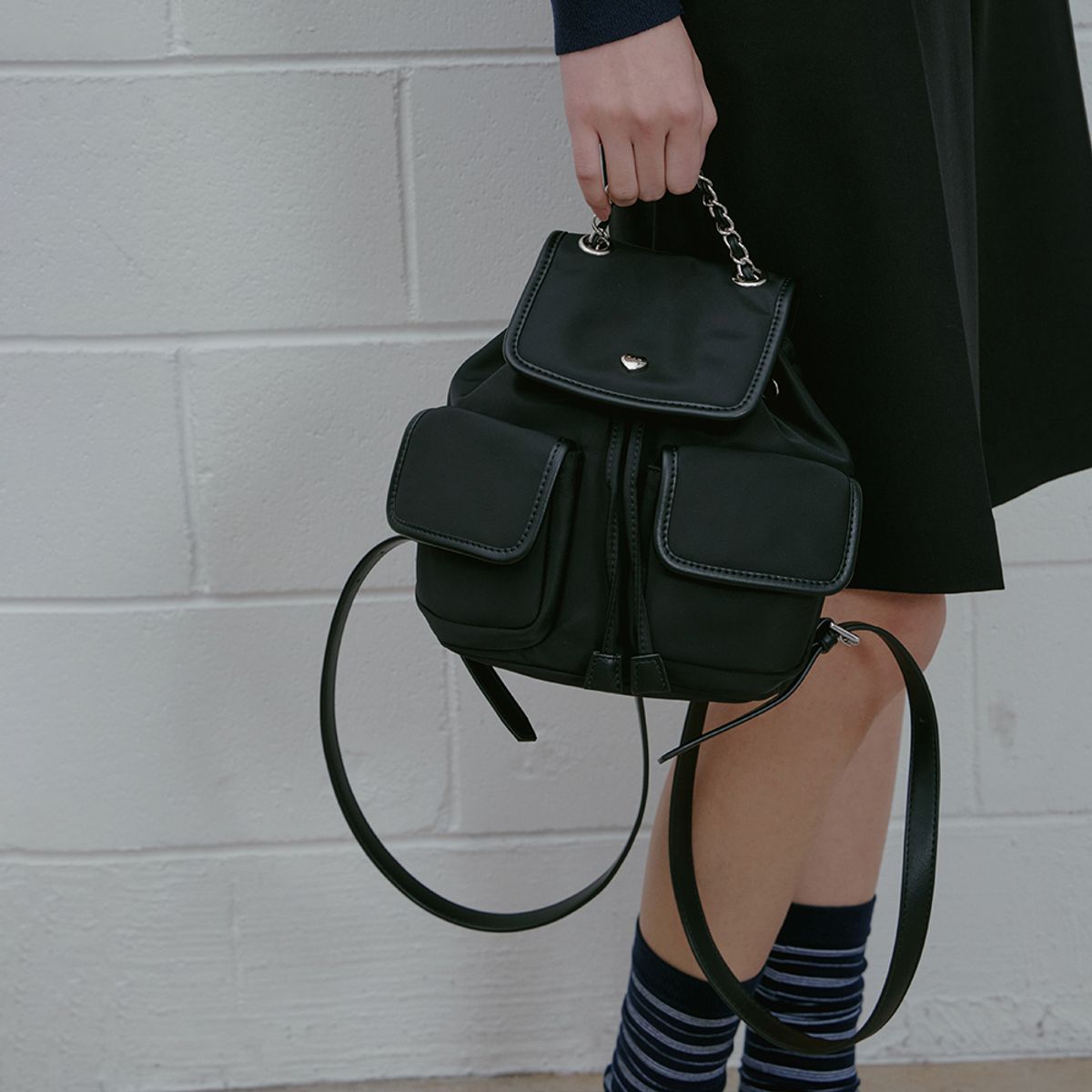 랩(LAP) HEART POCKET MINI BACKPACK AS7AB261