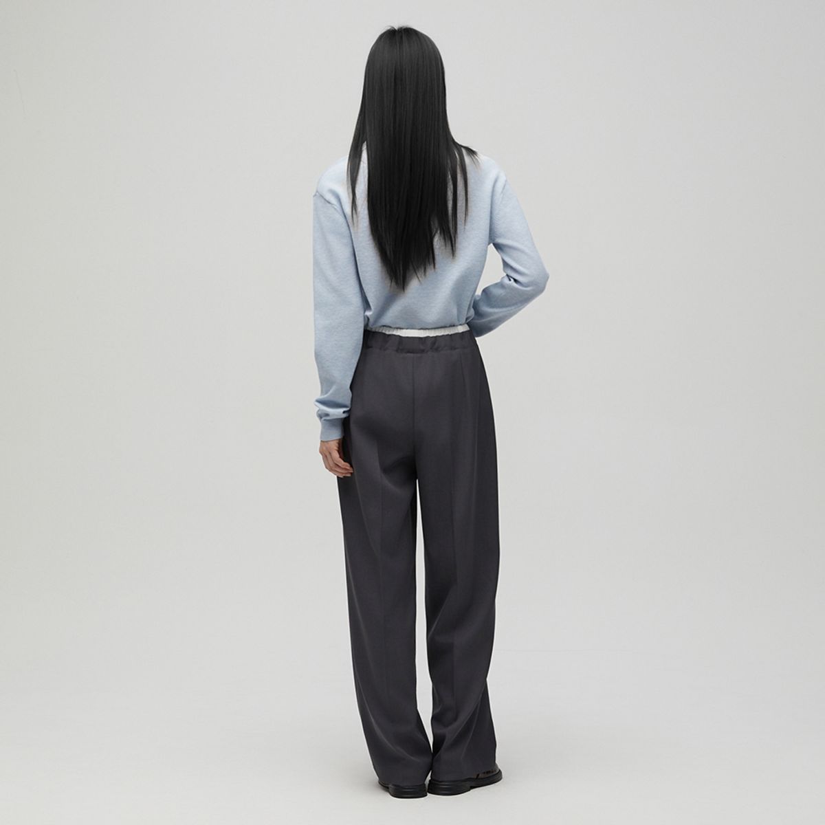 랩(LAP) 밴딩 배색 팬츠 AS1WP264