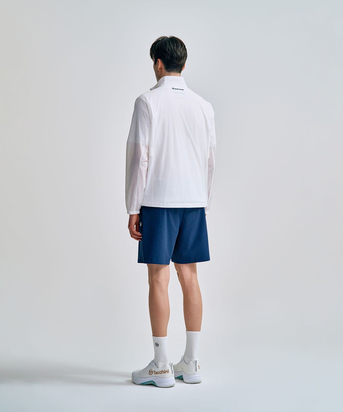 세르지오 타키니(SERGIO TACCHINI) M 쿠쉬라이트 경량 바람막이 (White)